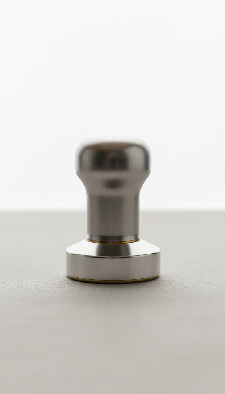 Brushed Metal Coffee Tamper
